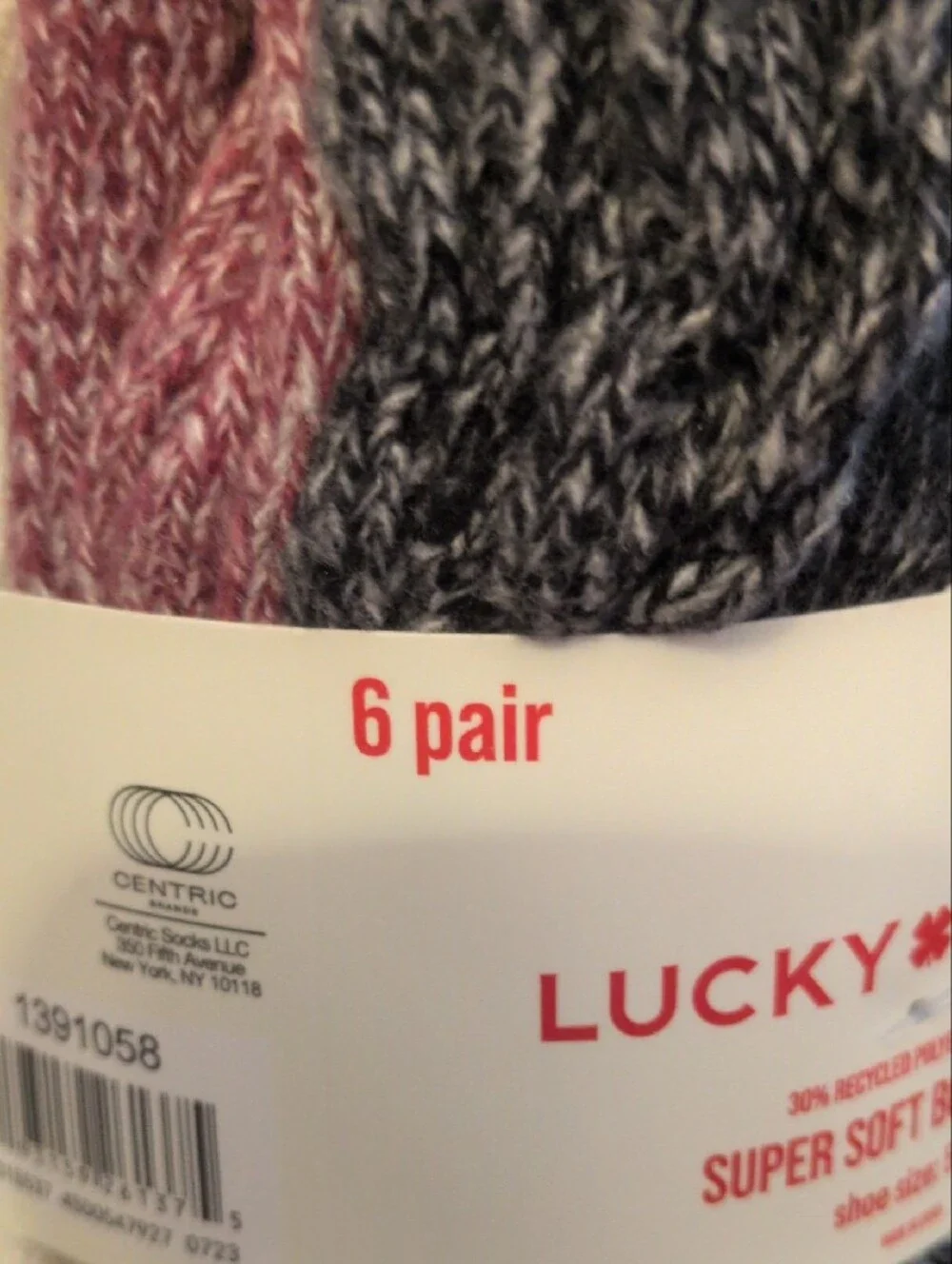 Lucky Brand 6 Pairs Of Boot Socks